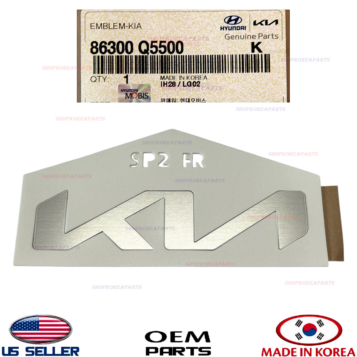 GENUINE Front Emblem Logo -KIA- Symbol ⭐OEM⭐ Kia Seltos 2022-2025 86300-Q5500