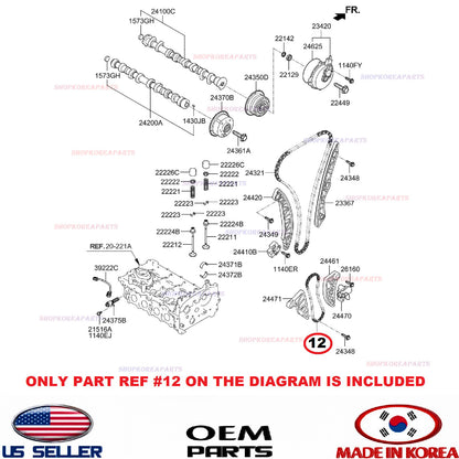 GENUINE Engine Oil Pump Timing Chain HYUNDAI KIA 2015-2023 *See compatibility