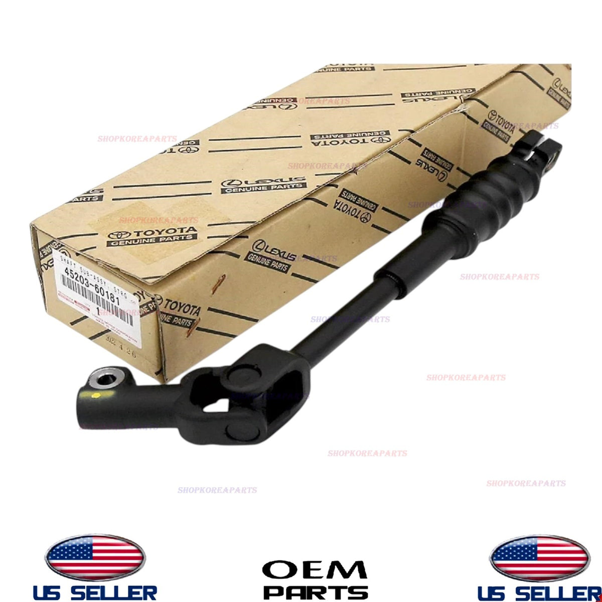 GENUINE Lower Steering Coupling Joint Shaft 2010-2024 4Runner GX460 45203-60181