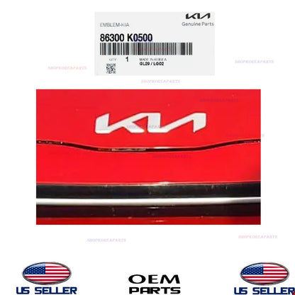 GENUINE OEM Front Hood Emblem Logo 2022 Kia Soul 86300-K0500