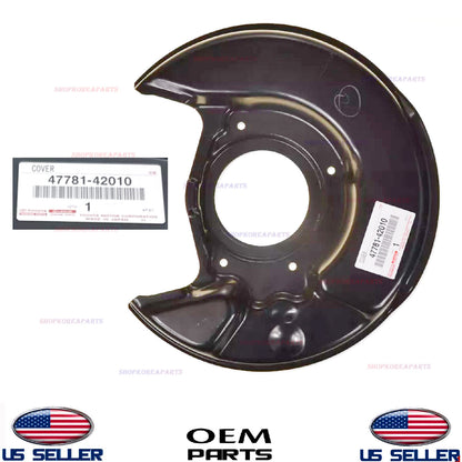 GENUINE OEM Front RIGHT Passenger Side Disc Brake Dust Shield 96-00 Toyota RAV4