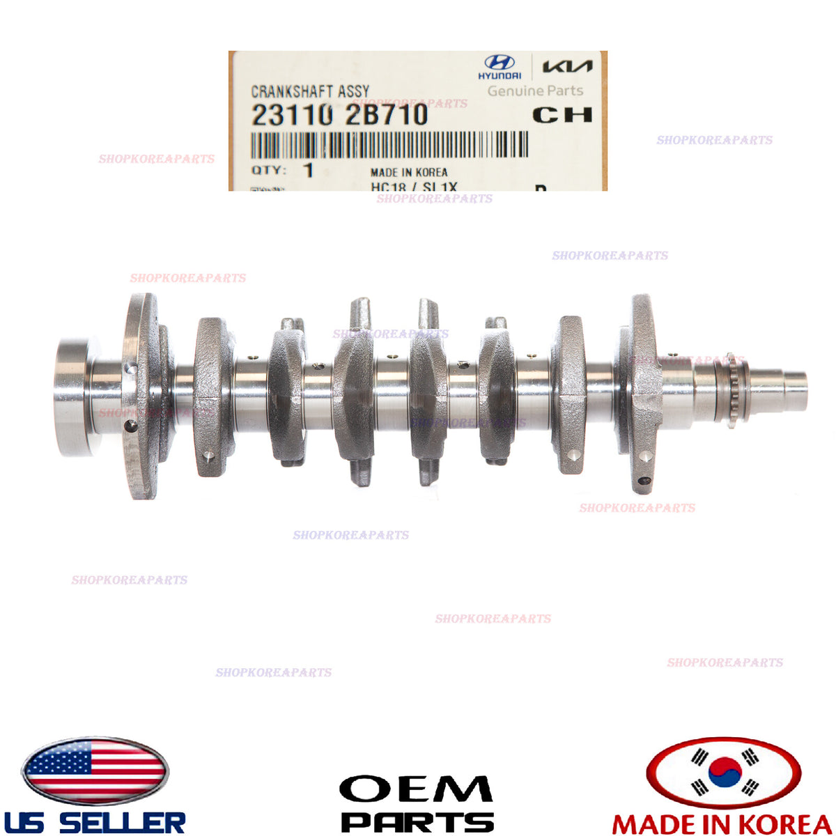 GENUINE OEM Engine Crankshaft 1.6L Turbo Hyundai Kia See Compatibility