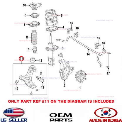 GENUINE OEM Front Lower Control Arm RIGHT Passenger Side 2020-2025 K5 SONATA