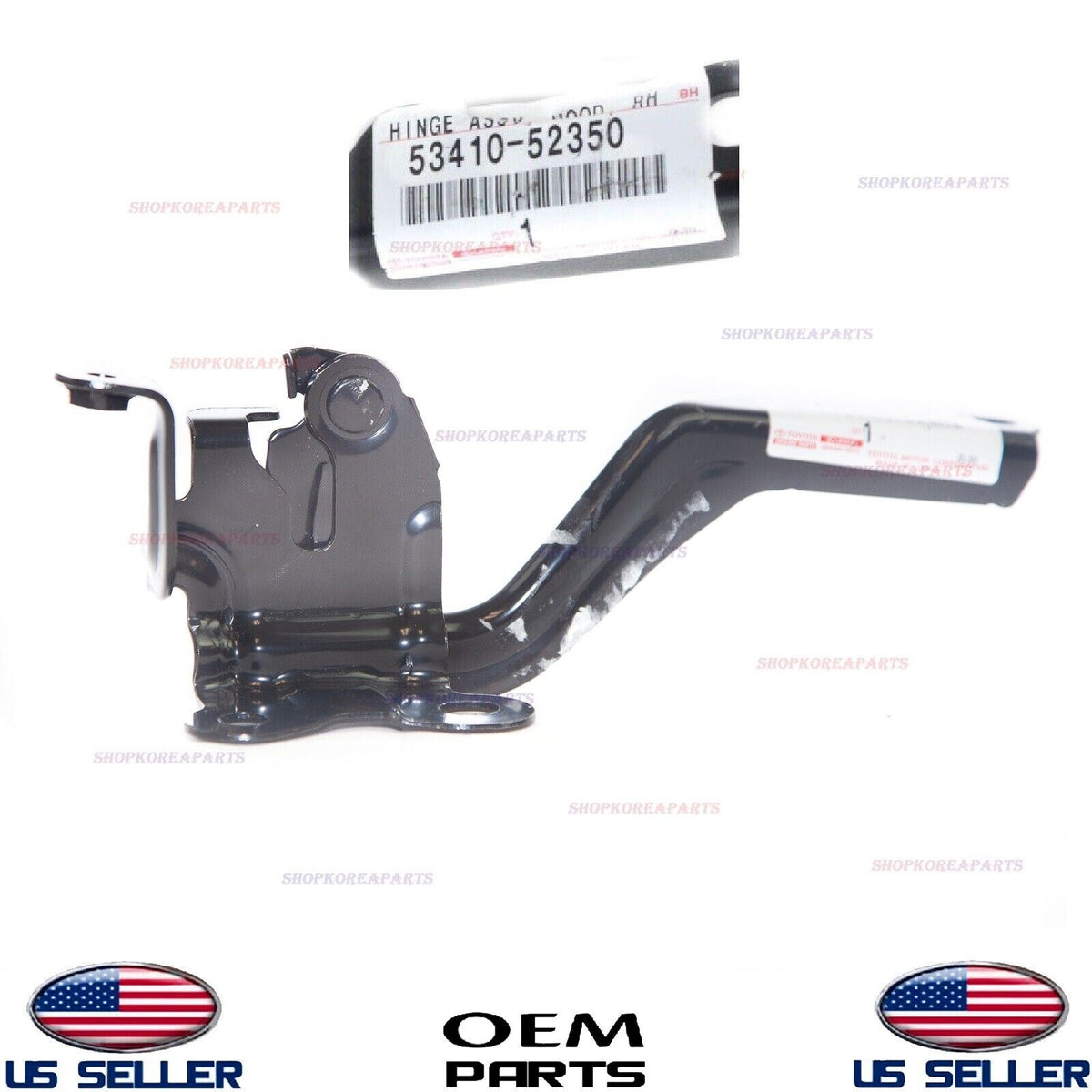 GENUINE Hood Hinge RIGHT Passenger Side ⭐ OEM ⭐ Toyota Prius C 2012-2017