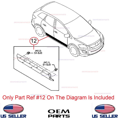GENUINE Rear Door Lower Molding RIGHT Passenger Side ⭐OEM⭐ Mazda CX-9 2007-2015