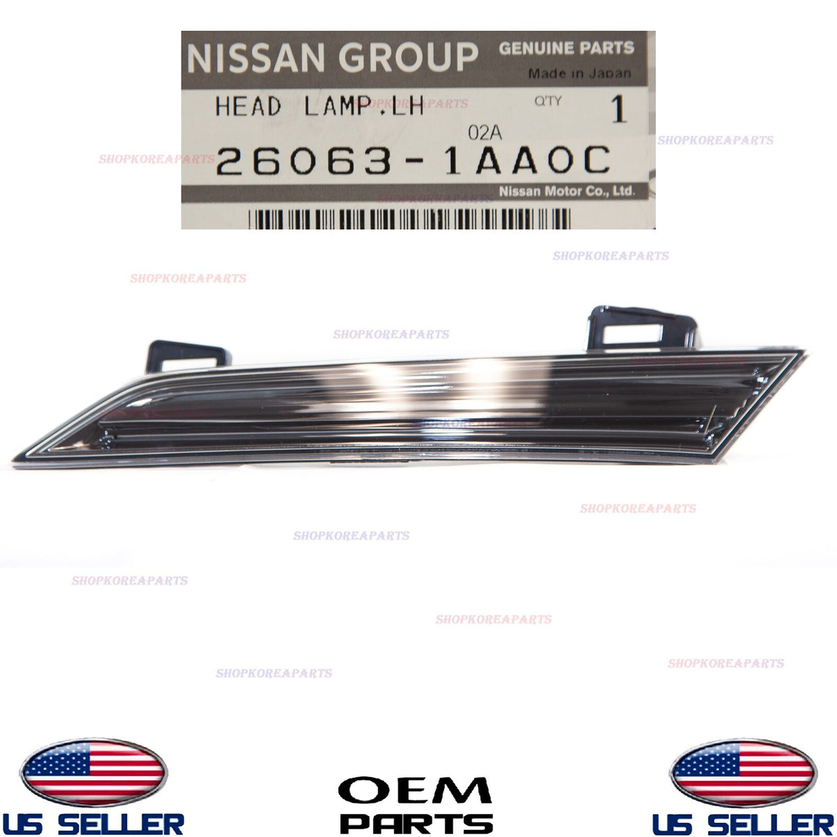 GENUINE Headlight Reflector Panel Front Left Driver Side ⭐OEM⭐ MURANO 2011-2014