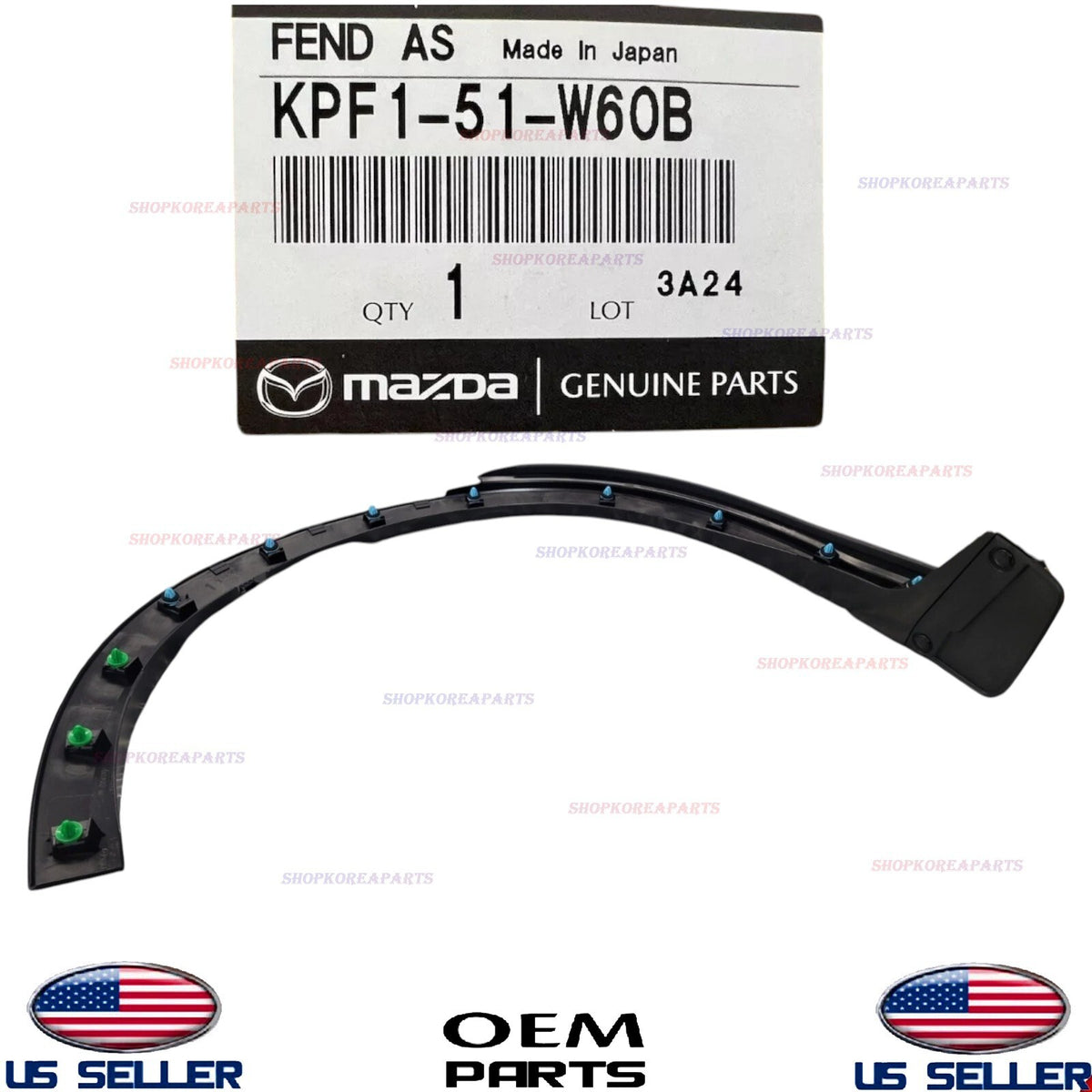 GENUINE OEM Rear LEFT Driver Side Wheel Opening Molding 2023-2025 Mazda CX-5
