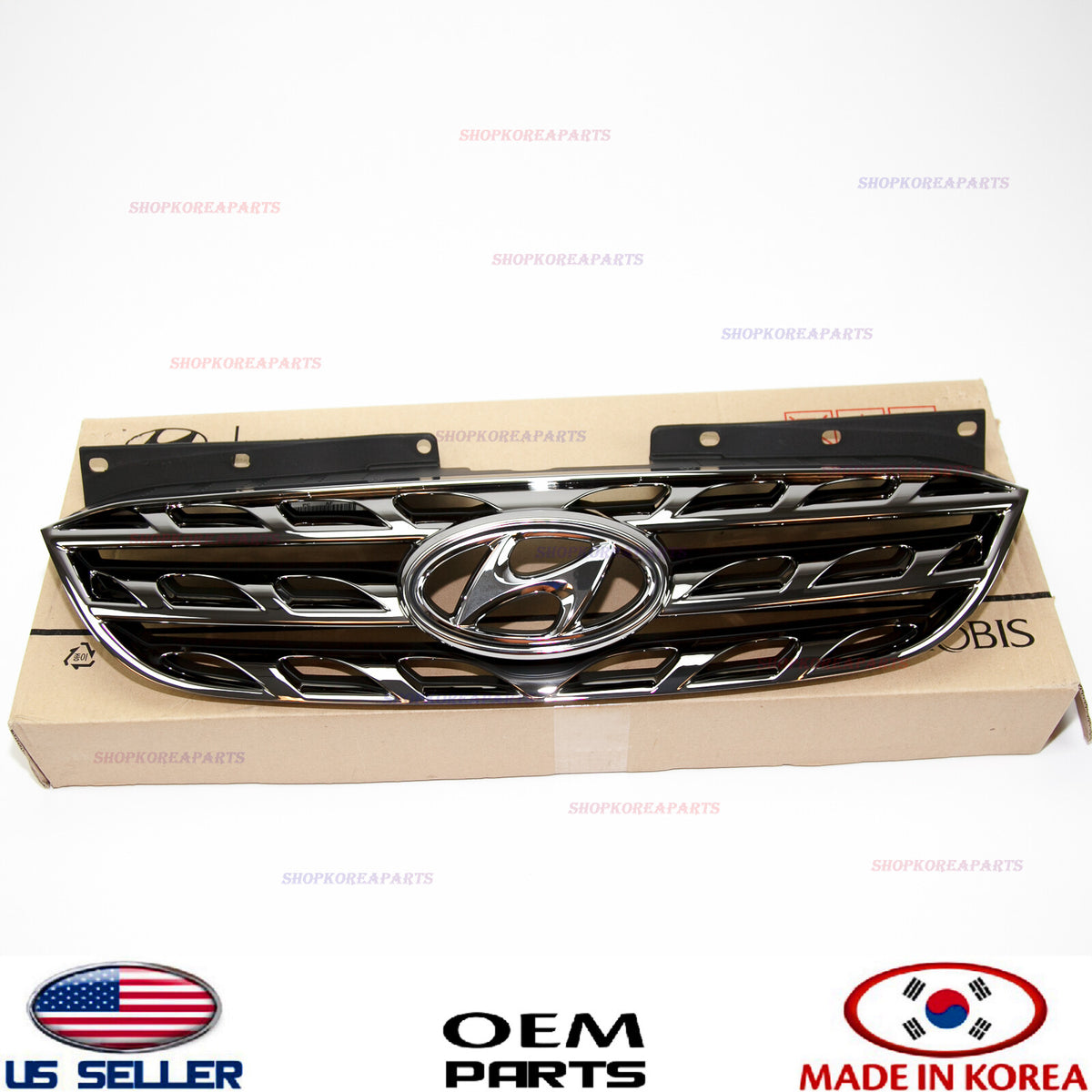 GENUINE Front Bumper Radiator Grille Chrome OEM Genesis Coupe 2010-2012