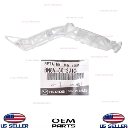 GENUINE OEM Rear LEFT Driver Bumper Cover Bracket 2004-2009 Mazda3 Sedan