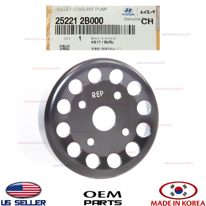 GENUINE Engine Water Coolant Pump Pulley ⭐OEM⭐ KIA SOUL 1.6L 2010-2011