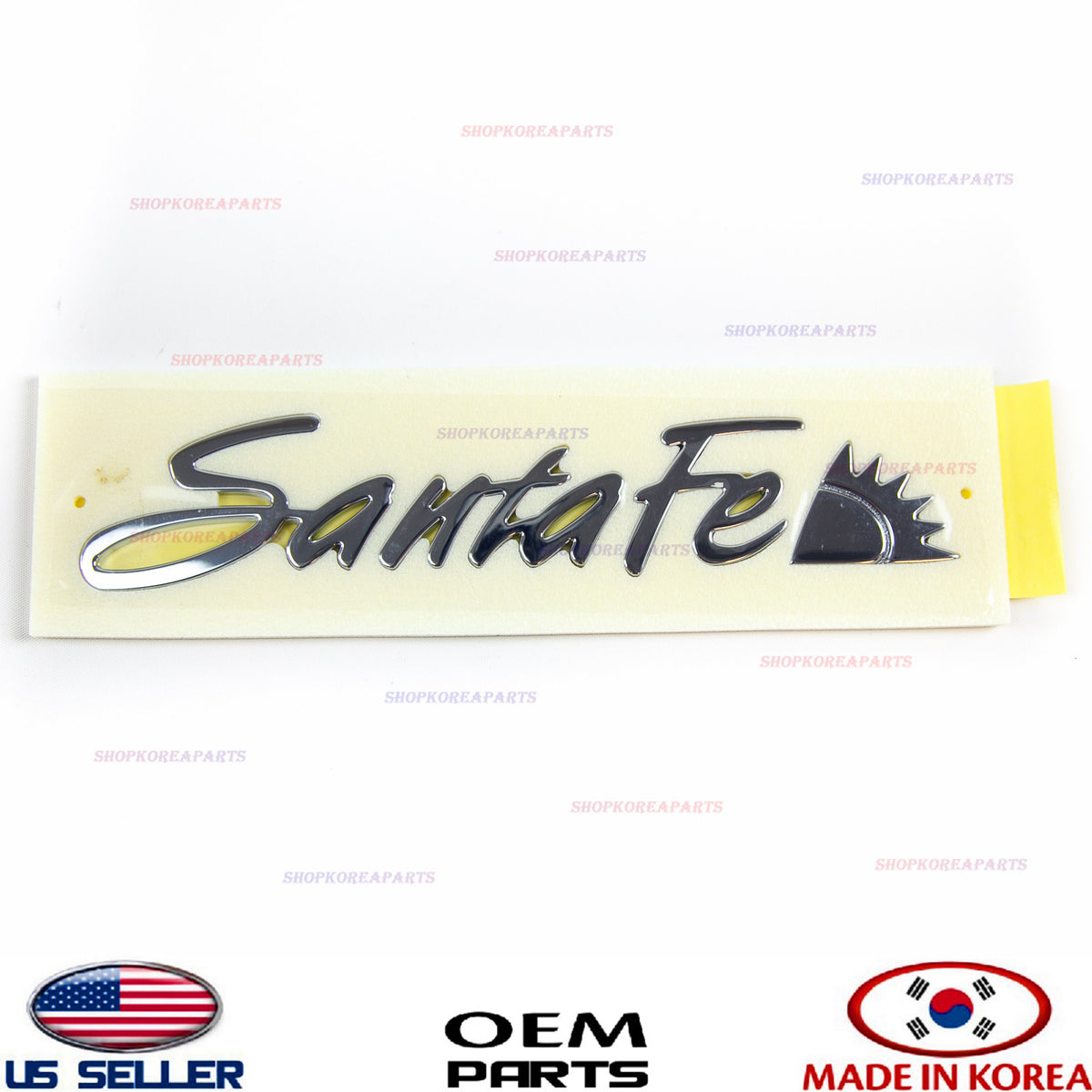 GENUINE OEM Rear Liftgate Nameplate Emblem 2007–2012 Hyundai Santa Fe 863102B000