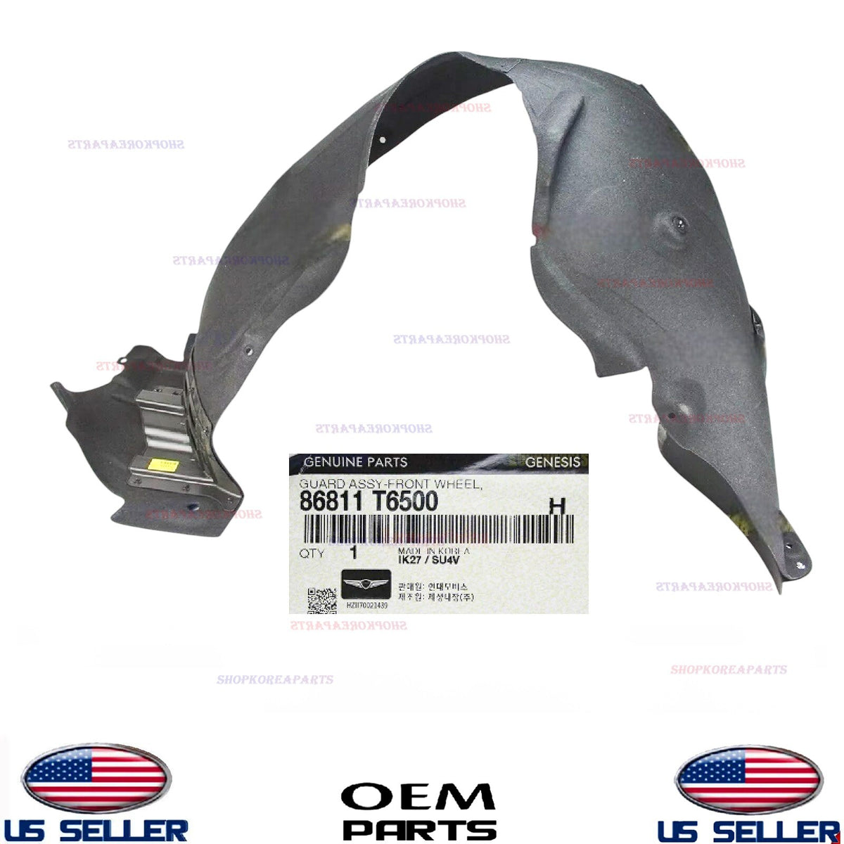 GENUINE OEM Front Left Driver Side Fender Liner 2025-2026 Genesis GV80