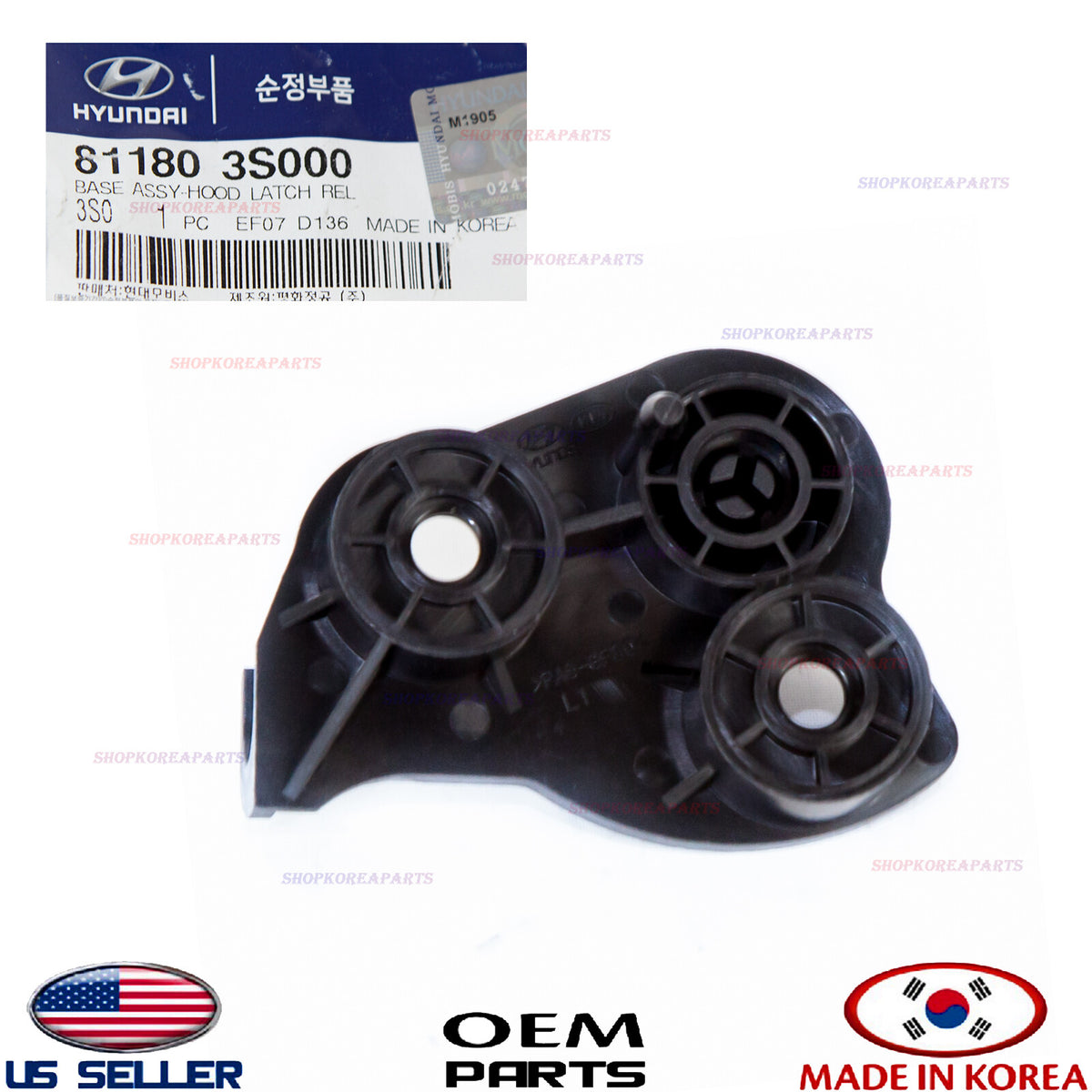 GENUINE Hood Release Handle Base OEM HYUNDAI KIA 2011-2021 *See compatibility