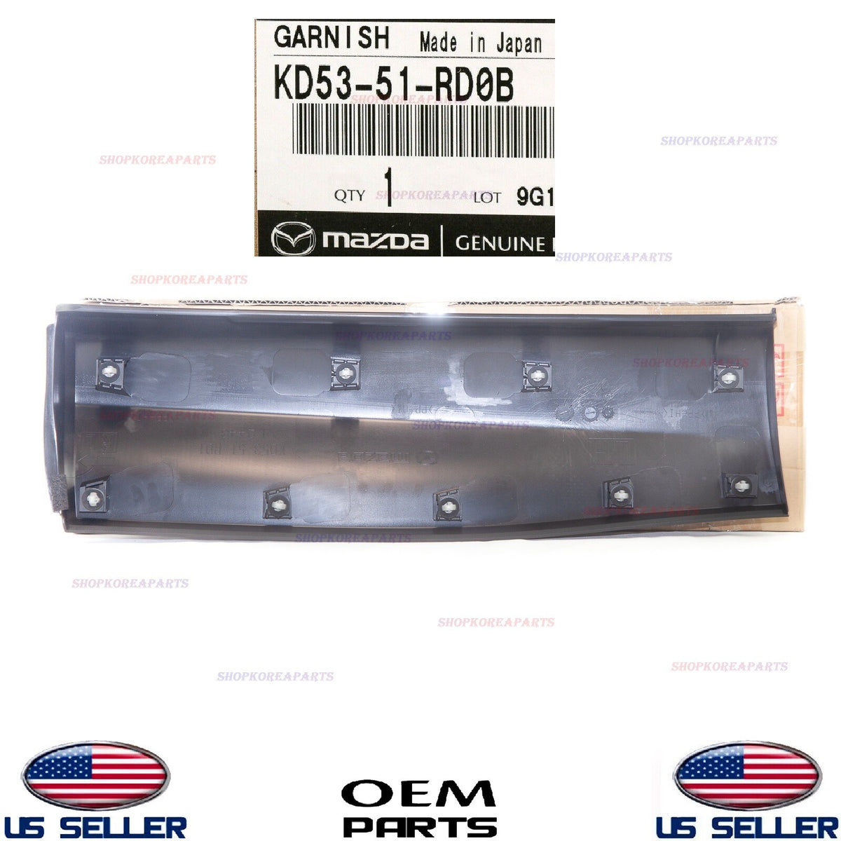 GENUINE Rear Door Lower Molding LEFT Driver Side ⭐OEM⭐ Mazda CX-5 2013-2016