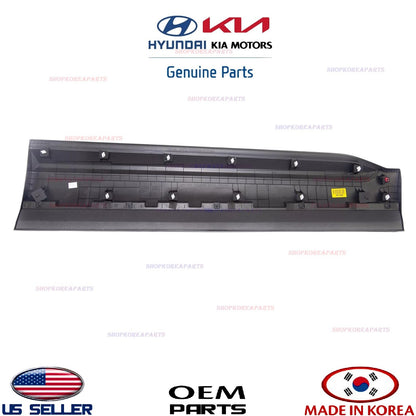 GENUINE Front Door Lower Molding BLACK LEFT Driver Side OEM⭐ Santa Fe 2021-2023