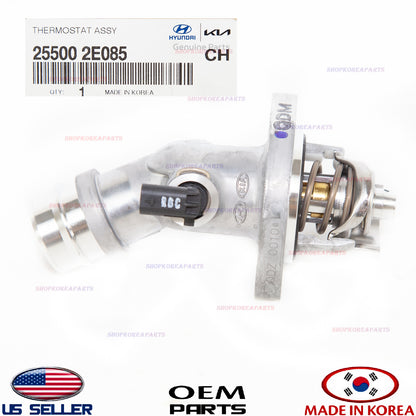 GENUINE OEM Engine Coolant Thermostat Housing HYUNDAI KIA 2.0L See compatibility