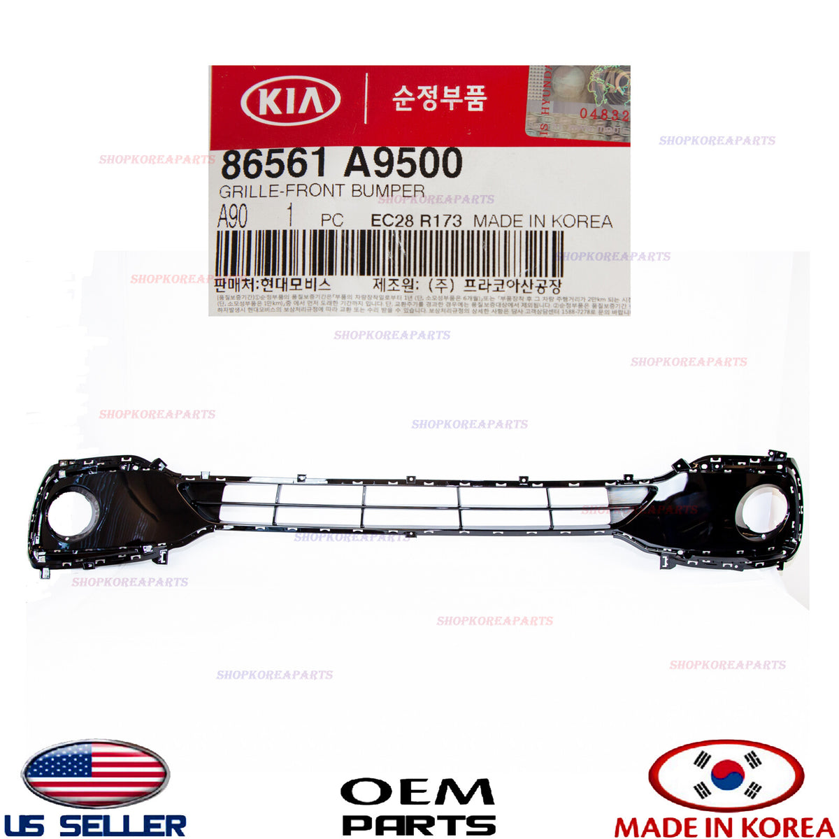 LOWER GRILLE FRONT BUMPER GENUINE! KIA SEDONA SLX 2015-2018 86561A9500