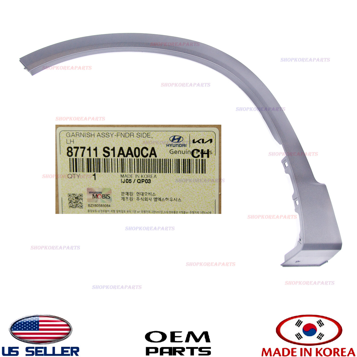 GENUINE Front Fender Wheel Molding LEFT Driver Side ⭐OEM⭐ Santa Fe 2021-2023