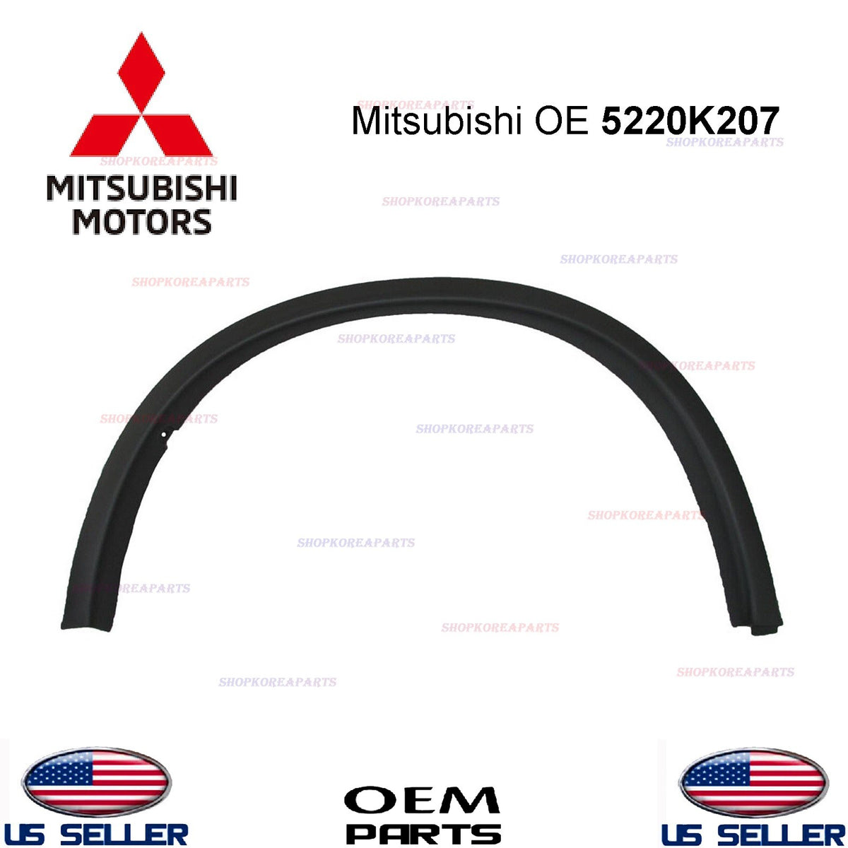 GENUINE Front Fender Wheel Molding LEFT Driver Side OEM Outlander Sport 2011-18