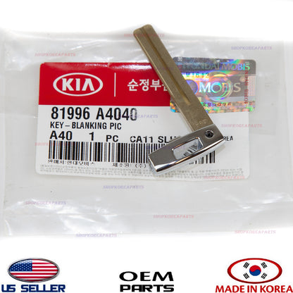 SMART KEY BLANK UNCUT GENUINE!!! OPTIMA RIO SEDONA SPORTAGE 2014- 81996A4040