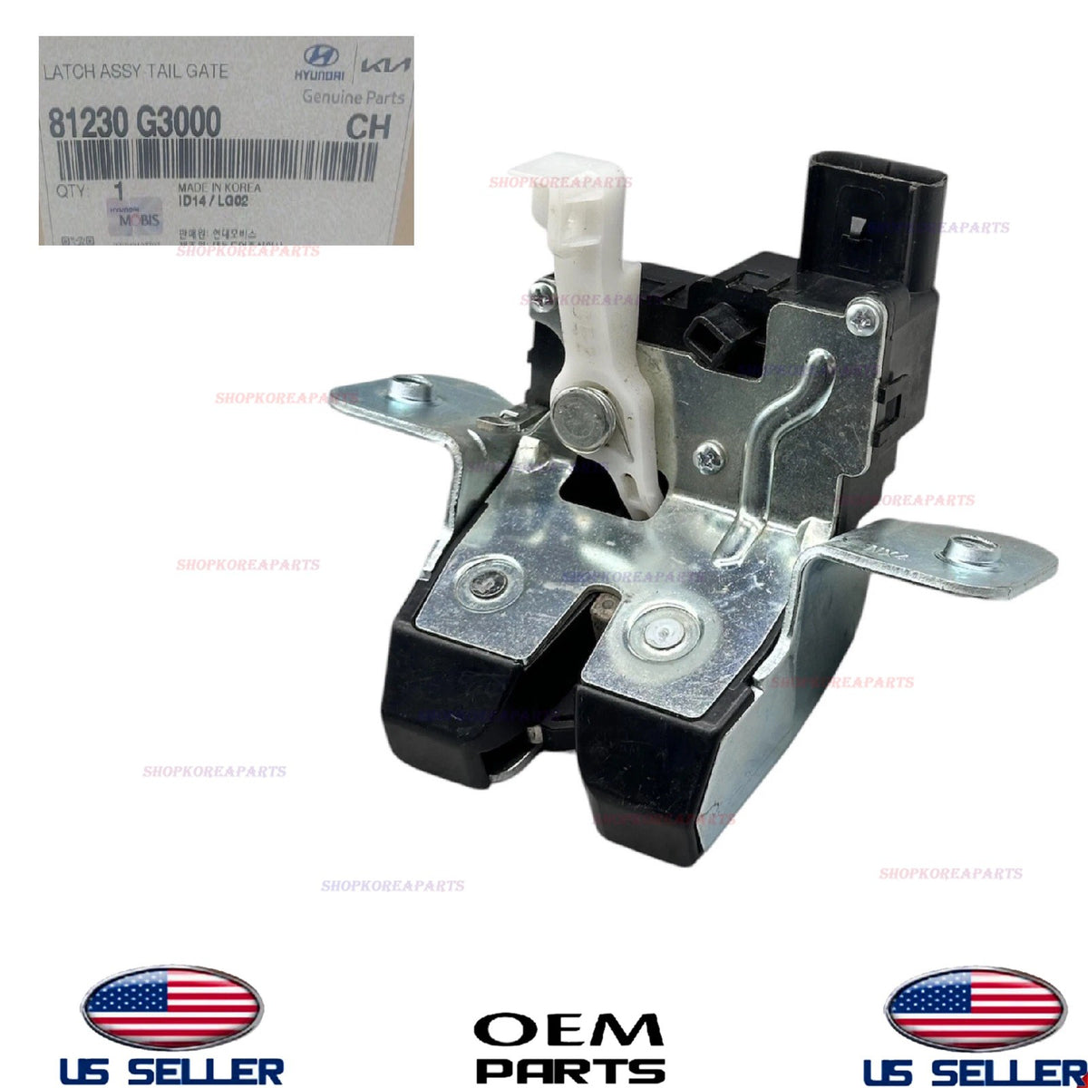 GENUINE OEM Rear Trunk Lock Actuator Tail Gate Latch Release 2018-20 Elantra GT