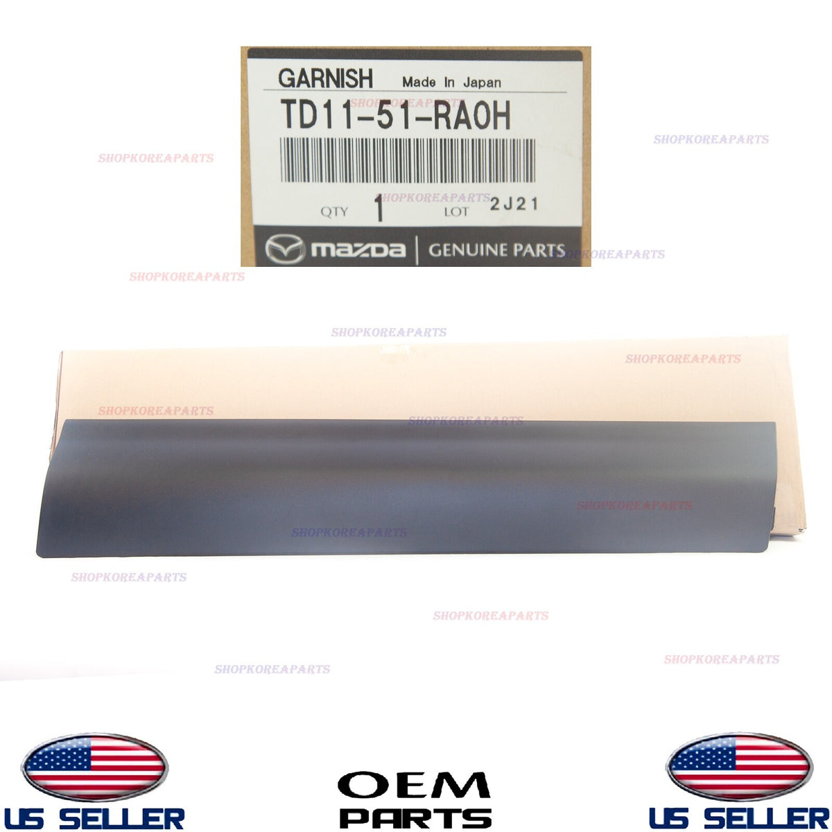 GENUINE Front Door Lower Molding RIGHT Passenger Side ⭐OEM⭐ Mazda CX-9 2007-2015