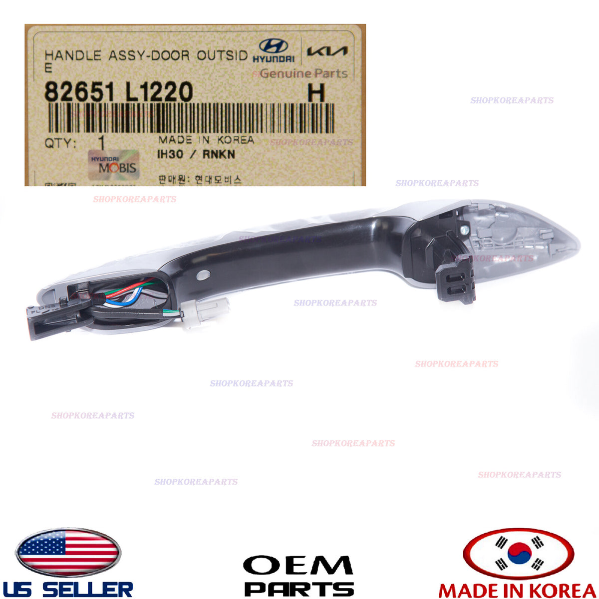 GENUINE OEM Front Left Driver Side Outside Door Handle 2020–2023 Hyundai Sonata