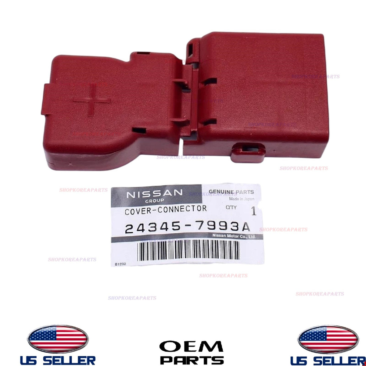 GENUINE OEM Positive Battery Terminal Cover Nissan Infiniti 24345-7993A
