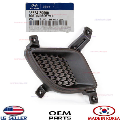 GENUINE Front Bumper Right Passenger Side Fog Light Grille Hole Cover Tucson