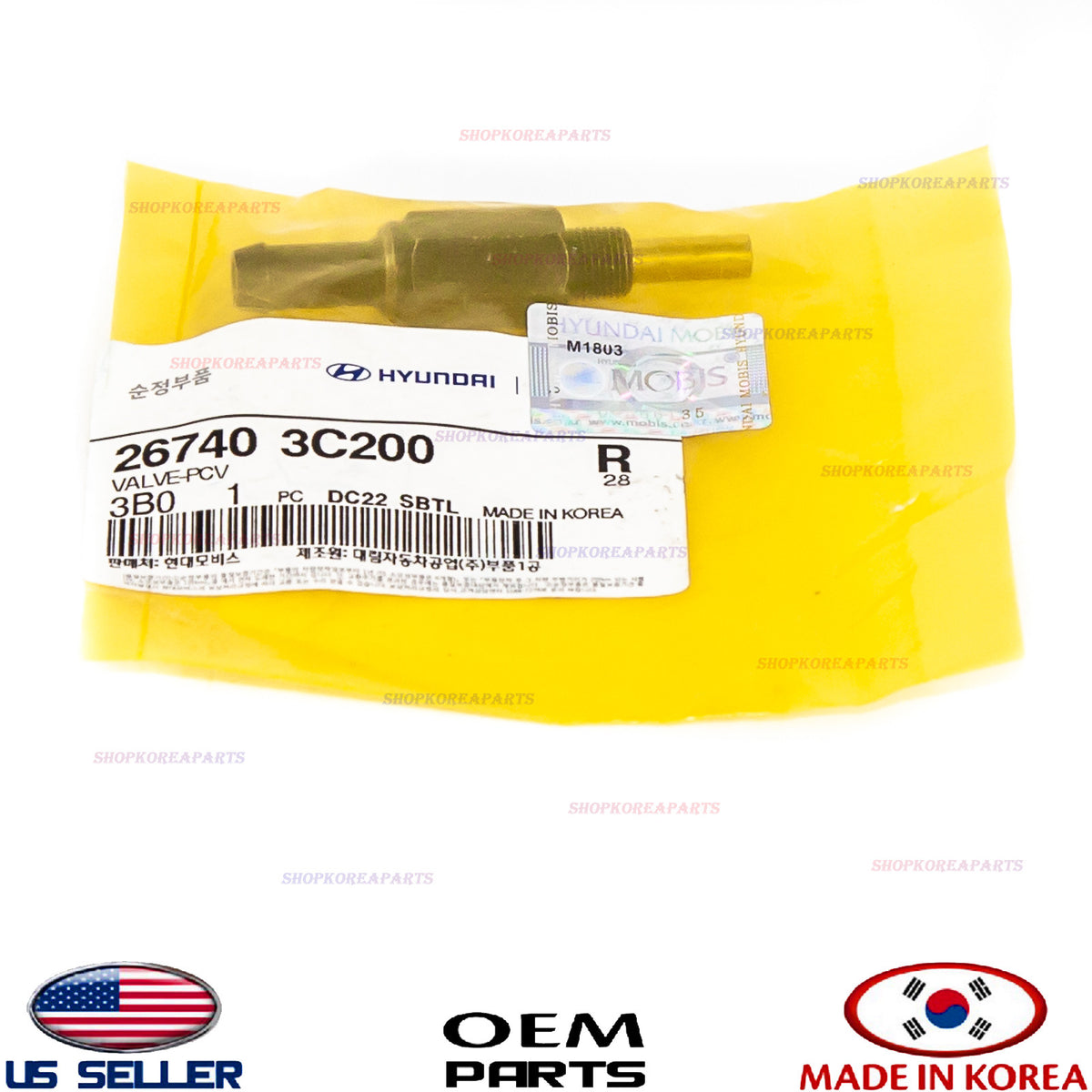 GENUINE OEM PCV Valve 2007–2020 Hyundai Kia 26740-3C200 *See Compatibility