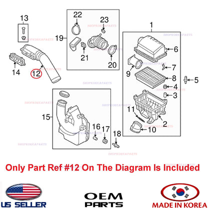 GENUINE Air Cleaner Intake Duct Tube ⭐OEM⭐ ELANTRA GT Hatchback 2.0L 2018-2020