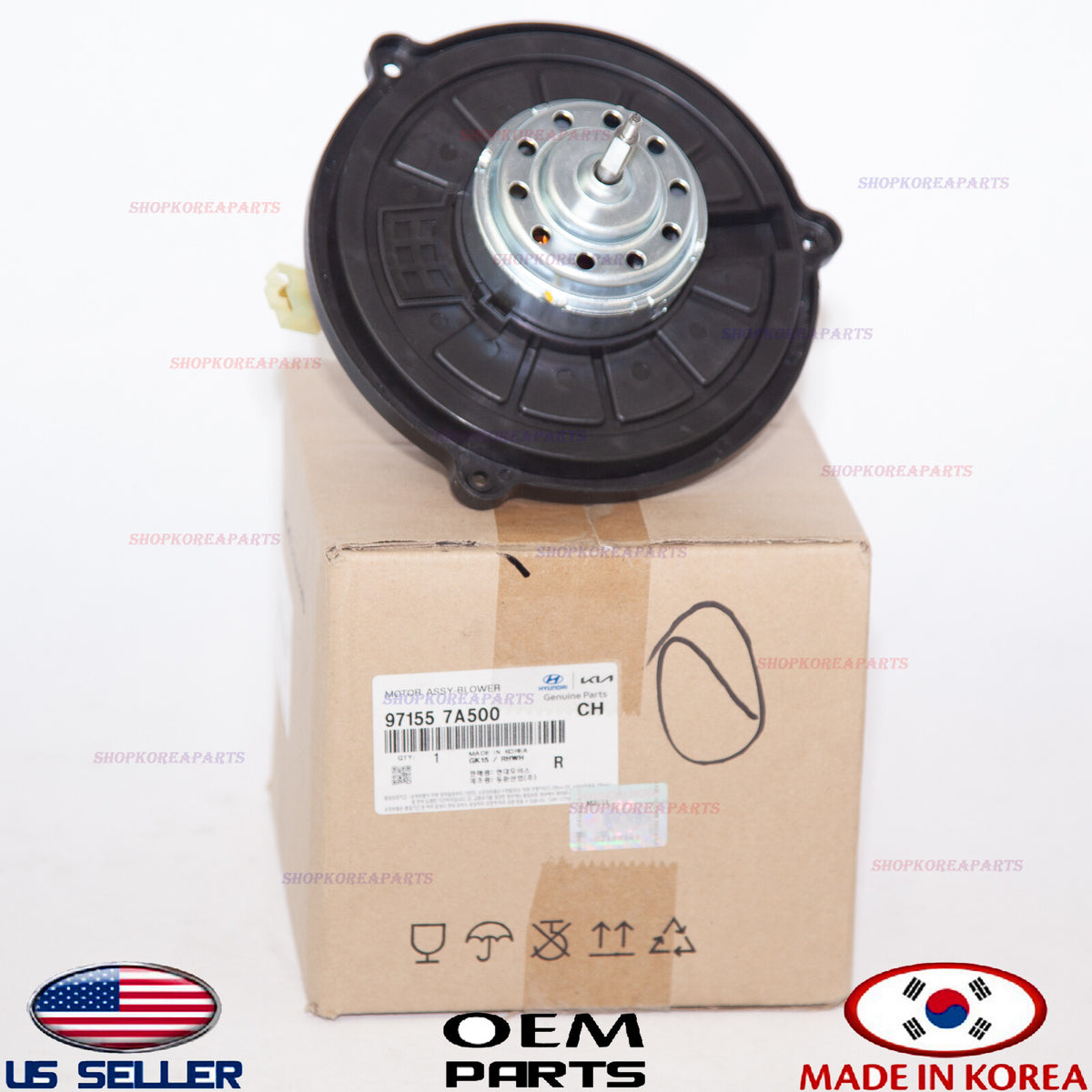 GENUINE GENUINE HVAC Blower Motor ⭐OEM⭐ Hyundai HD 97155-7A500