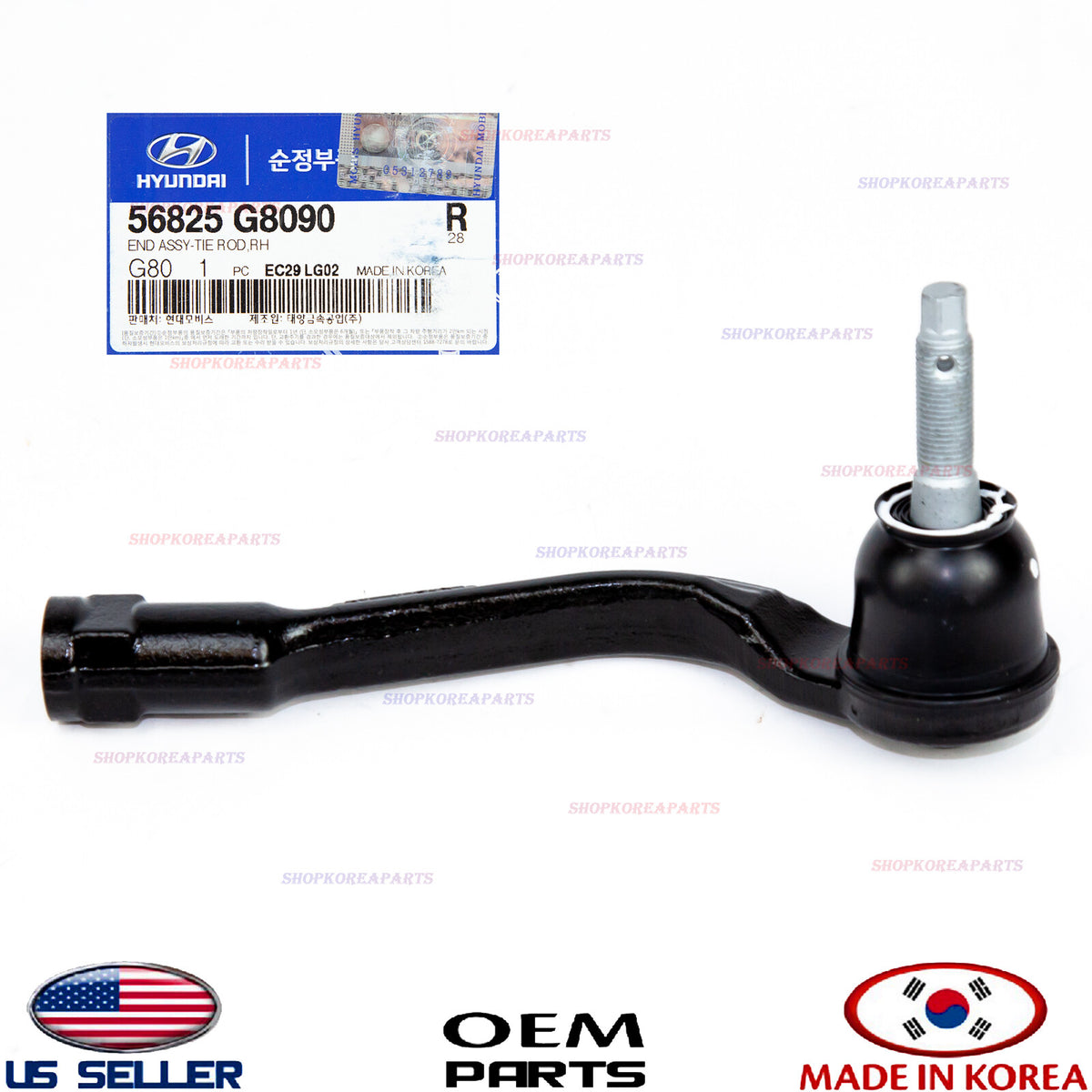 GENUINE Outer Tie Rod End RIGHT Passenger Side OEM Hyundai Kia See compatibility