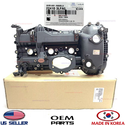 GENUINE Engine Valve Cover LEFT 3.3+3.8L ⭐OEM⭐ HYUNDAI KIA *See compatibility