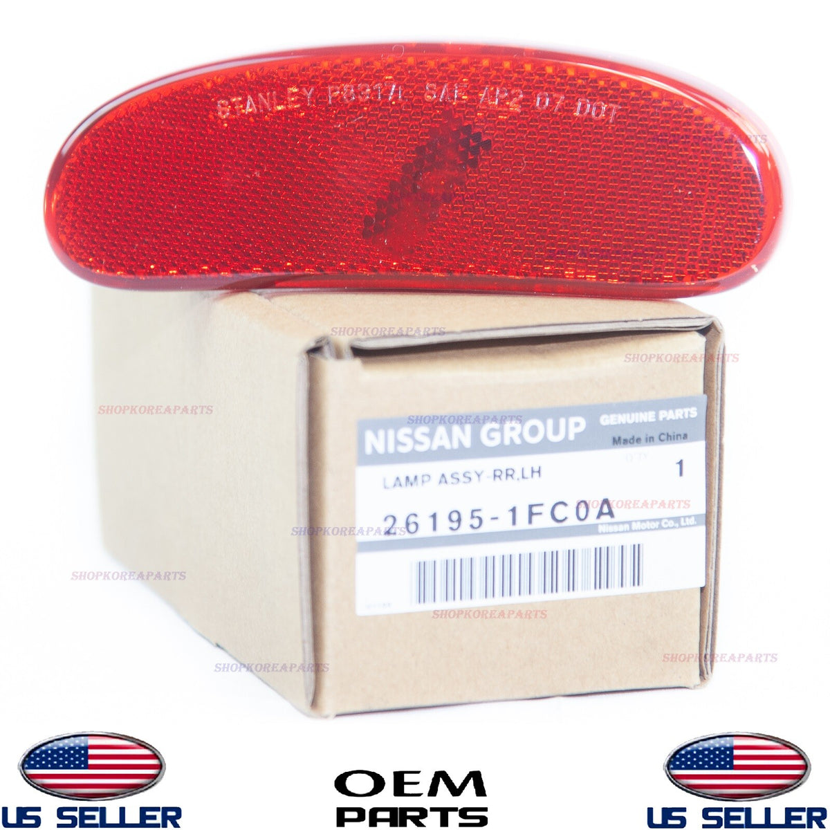 GENUINE Rear Bumper Side Marker Light Lamp Left Driver Side OEM CUBE Z12 2009-14