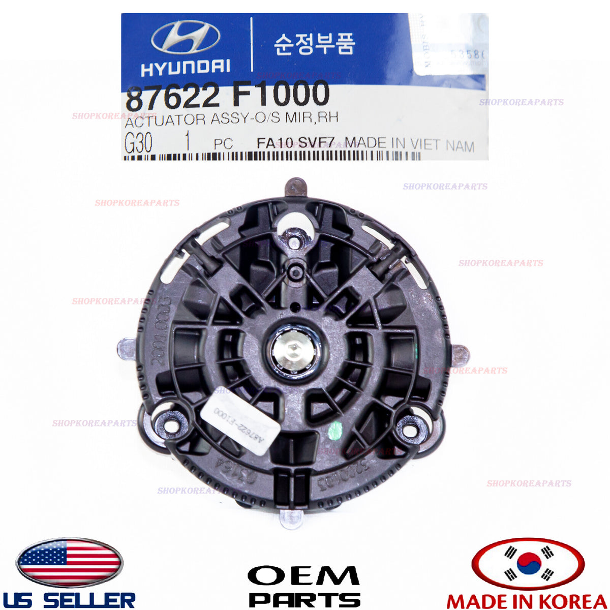 GENUINE OEM Outside Mirror Actuator Motor RIGHT Hyundai Kia *See compatibility