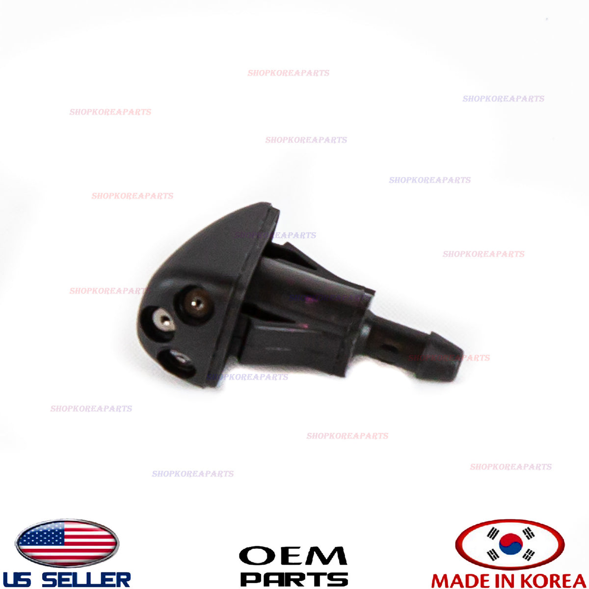 WINDSHIELD WIPER NOZZLE LEFT DRIVER SIDE GENUINE SANTA FE 2007-2012 986302B000