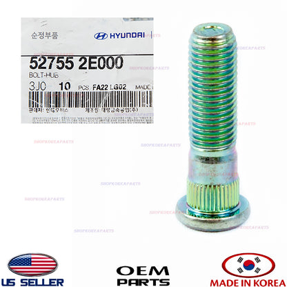GENUINE OEM Hyundai Kia Wheel Stud Hub Bolt 1pcs *See compatibility 527552E000