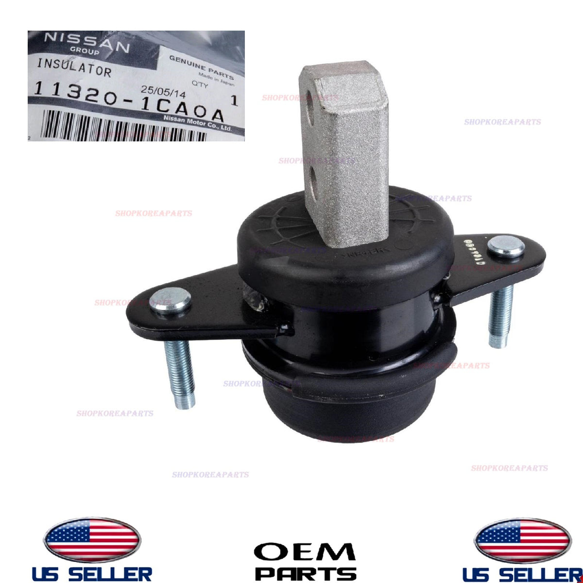 GENUINE Engine Rear Insulator Mount 2009-2019 Infiniti 5.0L 5.6L AWD 11320-1CA0A
