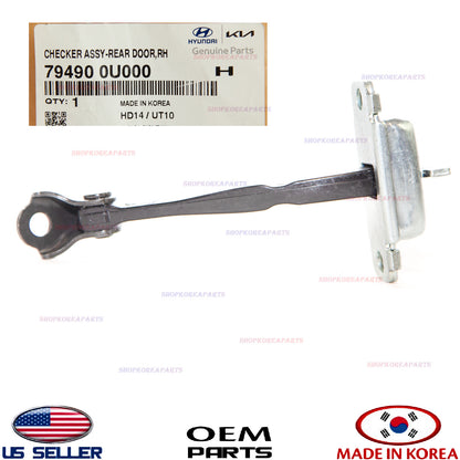 GENUINE Rear Door Checker RIGHT Passenger Side ⭐OEM⭐ HYUNDAI ACCENT 2012-2017