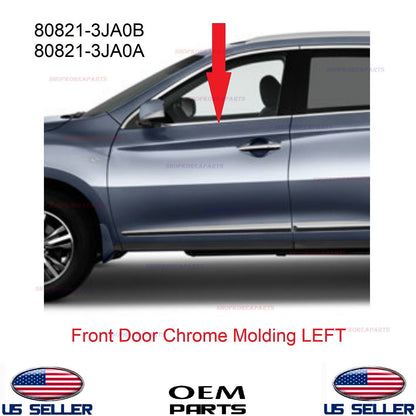 GENUINE Front Door Weatherstrip Outside LEFT ⭐OEM⭐ JX35 2013 QX60 2014-2020