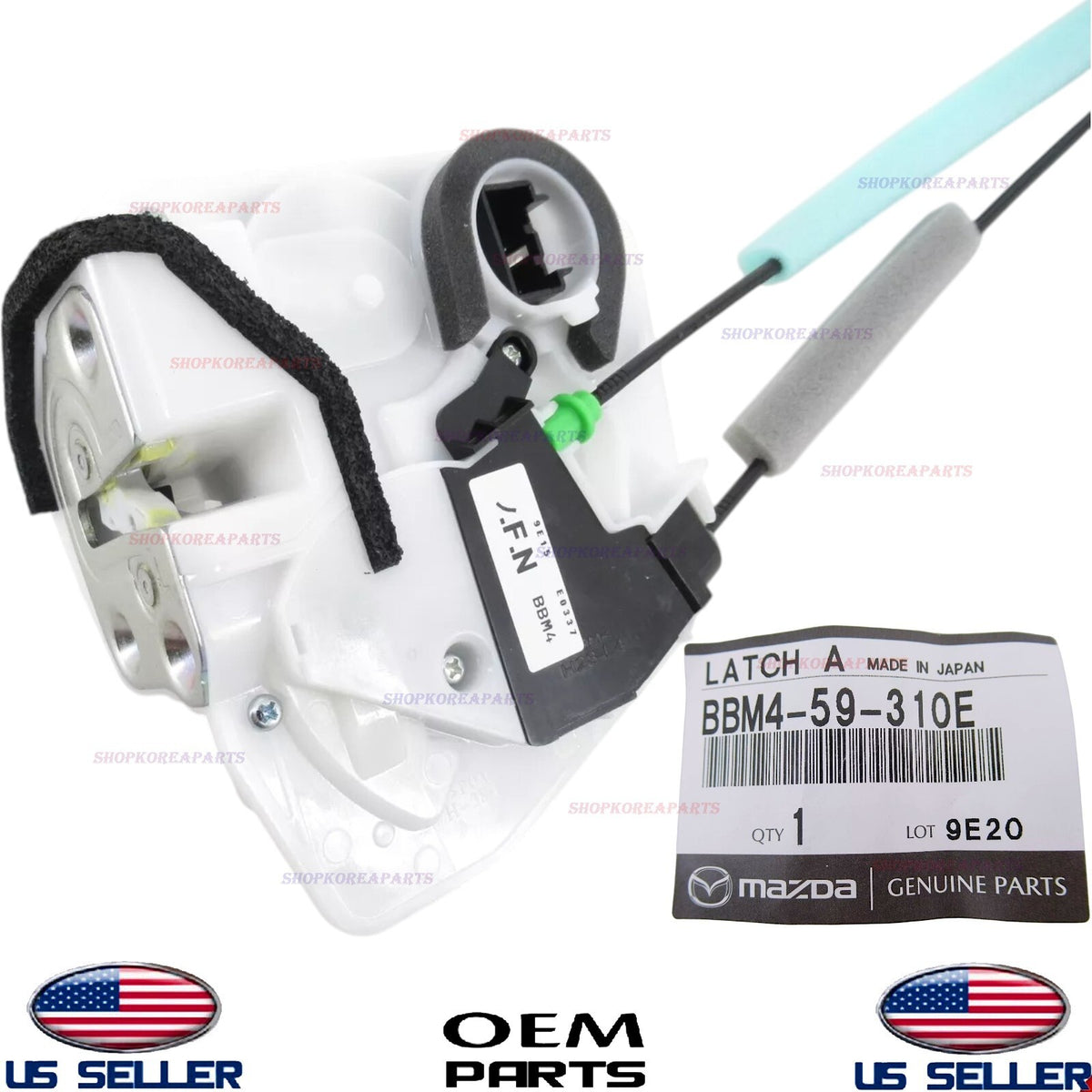 GENUINE OEM Front Door Left  Driver Side Lock Latch Actuator 2010-2013 Mazda 3