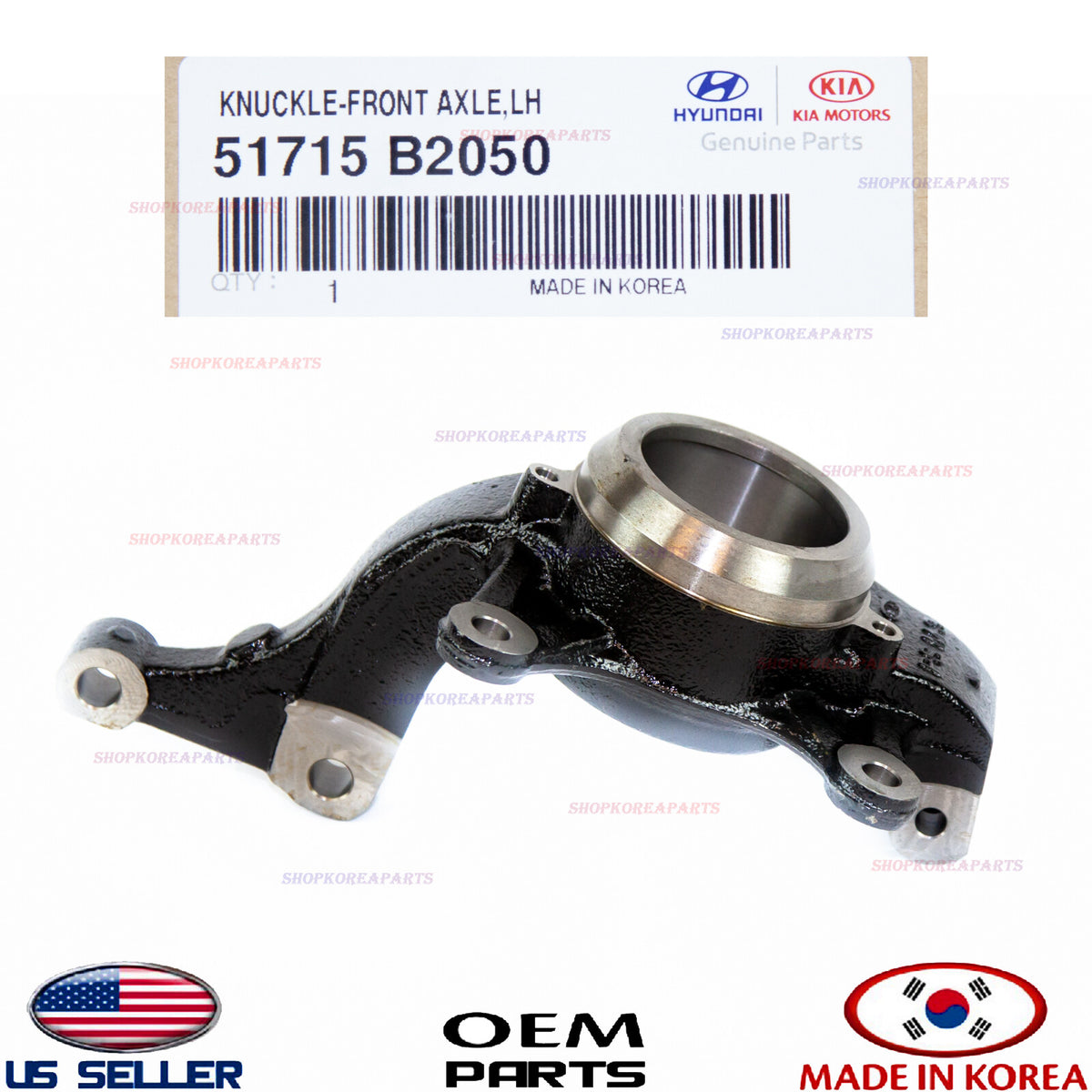 FRONT AXLE KNUCKLE SUSPENSION left DRIVER SIDE ⭐OEM GENUINE⭐ KIA SOUL 2014-2019