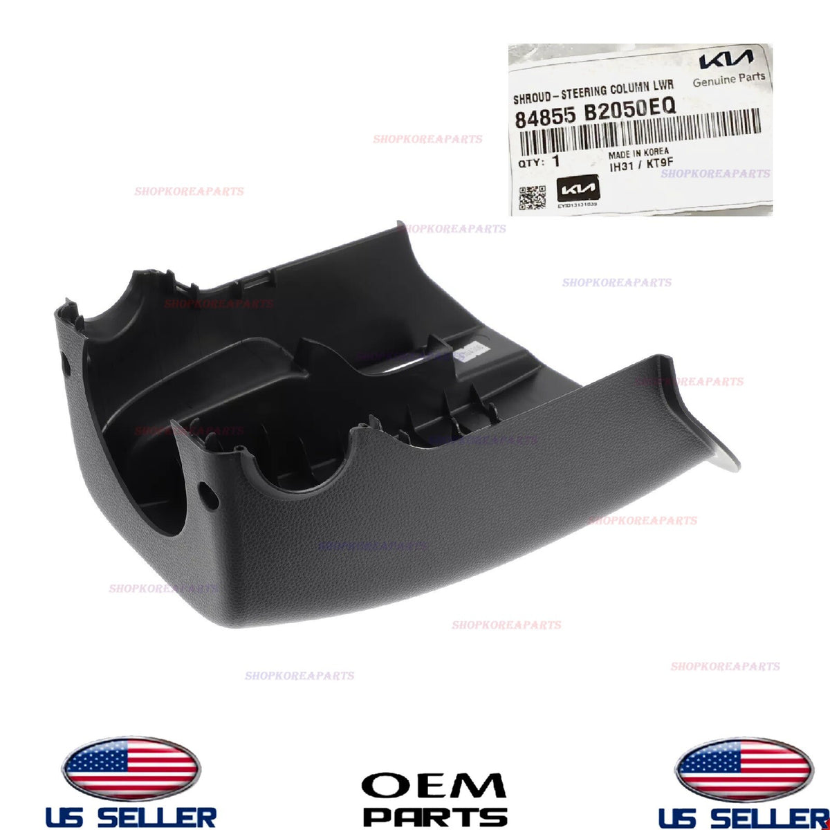GENUINE OEM Lower Column Cover 2014-2019 Kia Soul Push-Button Start 84855B2050EQ