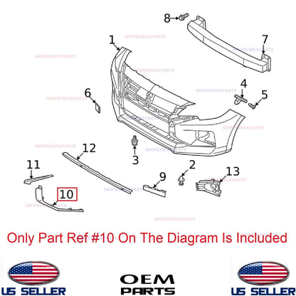 GENUINE Front Bumper Lower Molding LEFT Driver ⭐OEM⭐ Mitsubishi Mirage 2021-2024