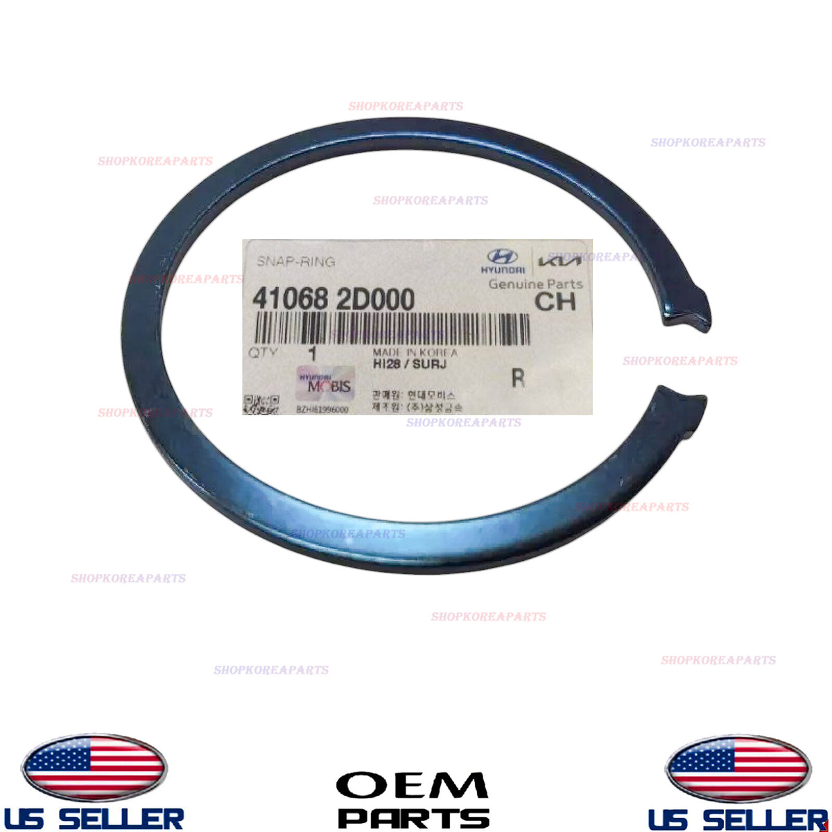 GENUINE Dual Clutch Snap Ring OEM Various Hyundai Kia Genesis 15-25 41068-2D000