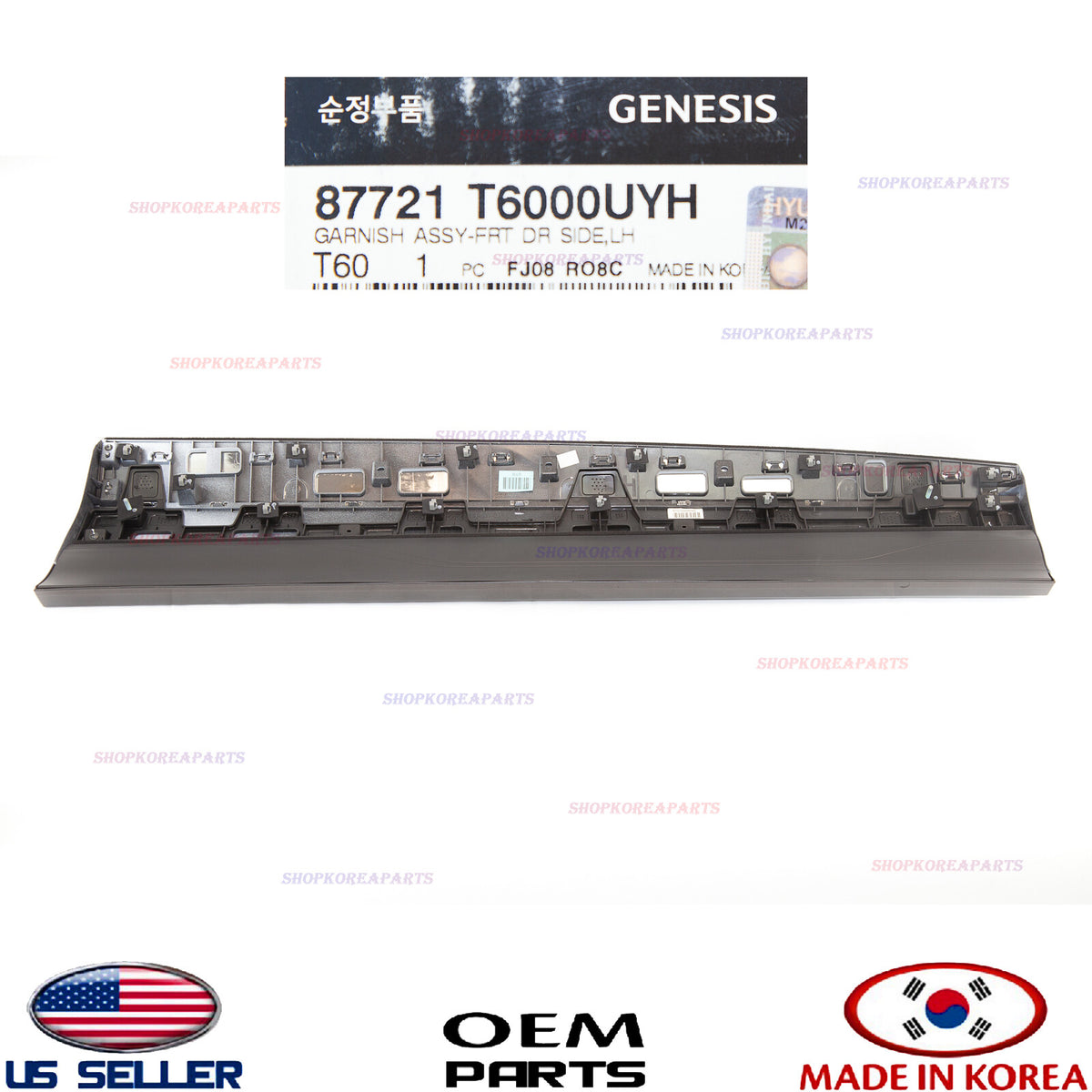 GENUINE Front Door Lower Molding LEFT Driver Side ⭐OEM⭐ GENESIS GV80 2021-2026