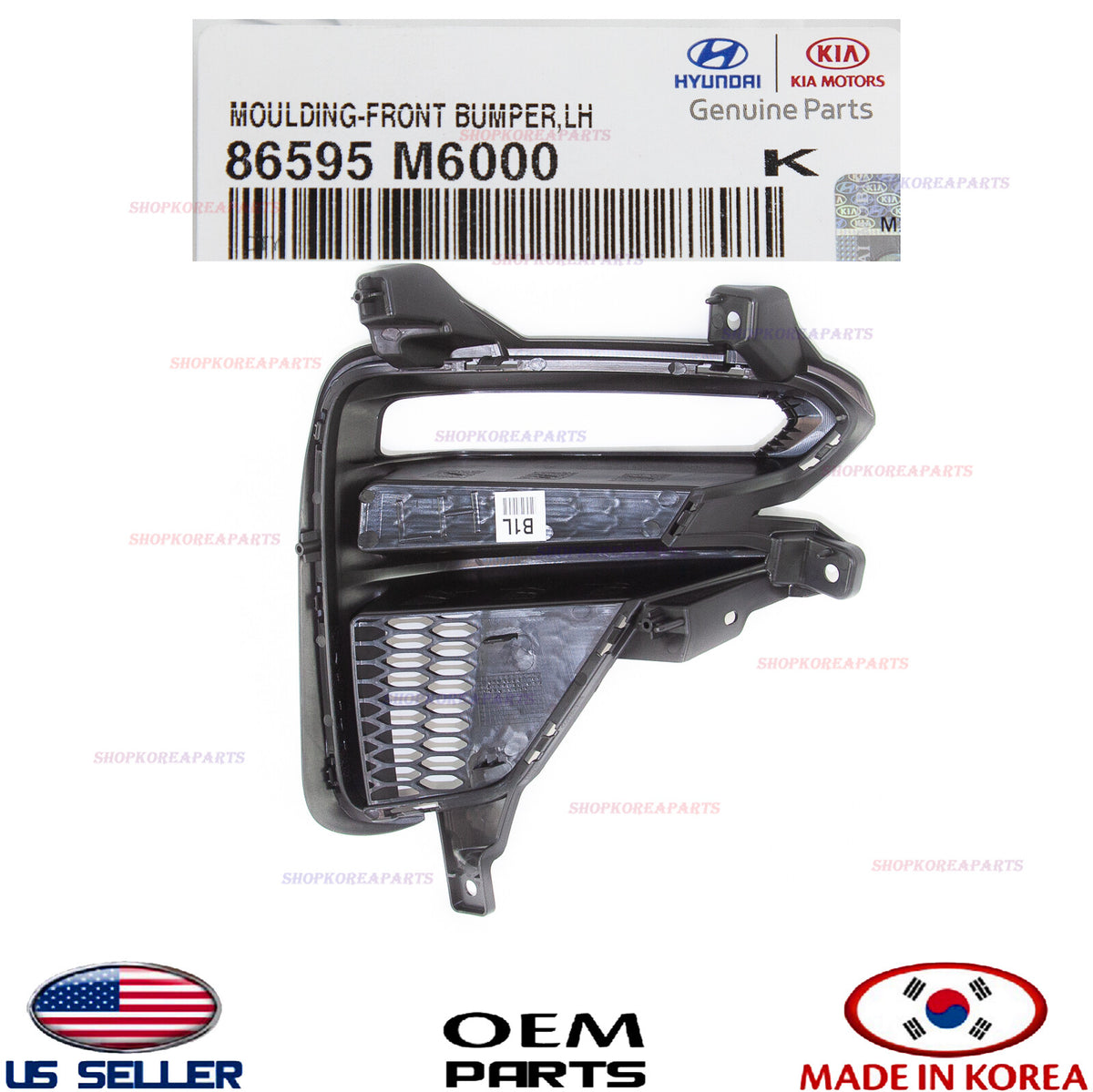 GENUINE Front Bumper DRL Cap Cover LEFT Driver Side ⭐OEM⭐ FORTE SEDAN 2019-2021
