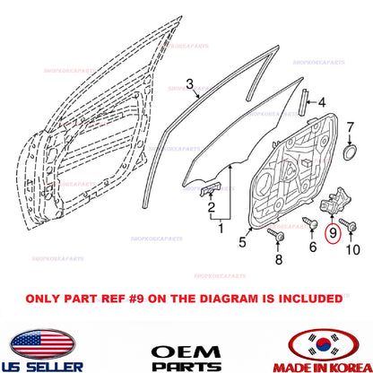 GENUINE Motor Power Window Front LEFT Driver Side ⭐OEM⭐ HYUNDAI TUCSON 2016-2021