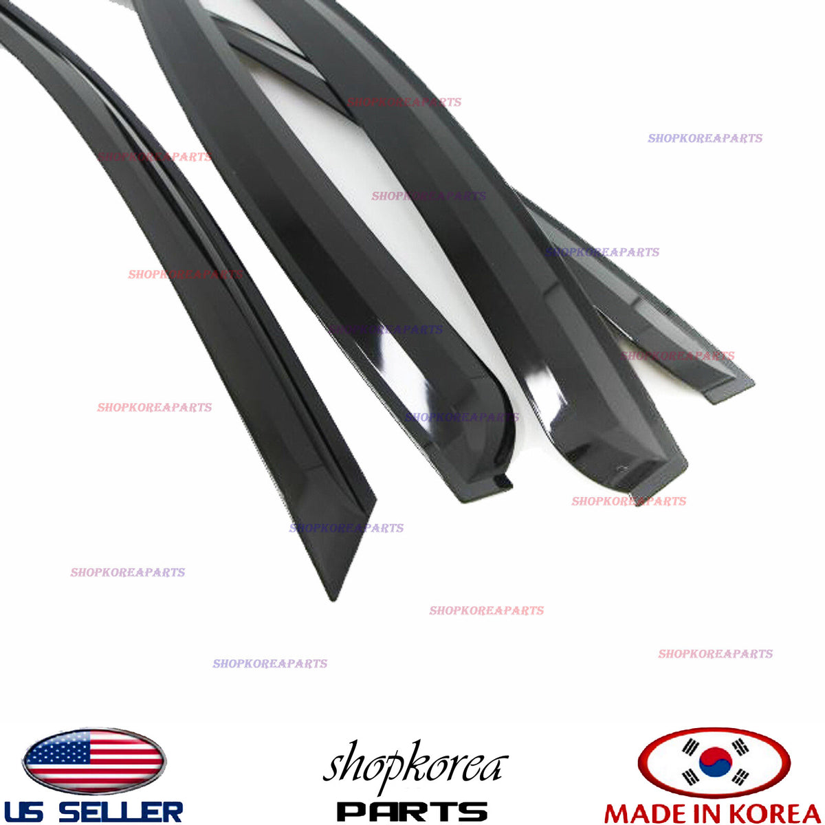SMOKED DOOR VISOR WINDOW VENT SUN DEFLECTOR fits for HYUNDAI SONATA 2011-2014